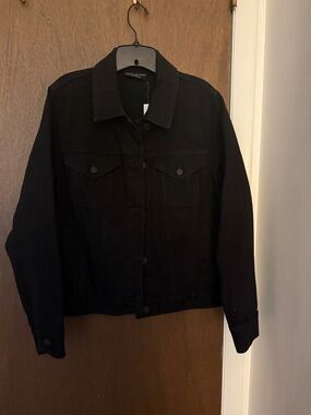 Lane Bryant Black Denim Jacket